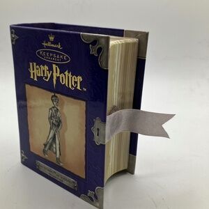 Harry Potter Vintage Hallmark Ornament Pewter 2001"Harry Chooses a Wand" In Box